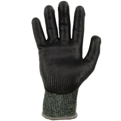 Ergodyne ProFlex 7070 Nitrile Coated Cut-Resistant Gloves, ANSI A7, Heat Resistant, Green, Large, 12 Pair (18034)
