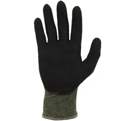 Ergodyne ProFlex 7042 Nitrile Coated Cut-Resistant Gloves, ANSI A4, Heat Resistant, Green, Medium, 12 Pair (10333)