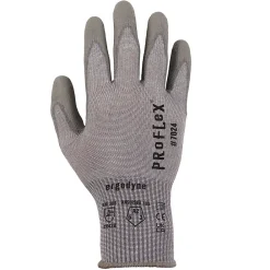 Ergodyne ProFlex 7024 PU Coated Cut-Resistant Gloves, ANSI A2, Gray, Medium, 1 Pair (10403)