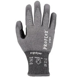 Ergodyne ProFlex 7071 PU Coated Cut-Resistant Gloves, ANSI A7, Gray, XXL, 1 Pair (18076)