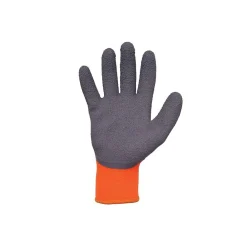 Ergodyne ProFlex 7401 Winter Work Gloves, Fleece Lined, Latex Coated Palm, 13 Gauge, A5 Cut Level, Orange, XL, 12/Pack