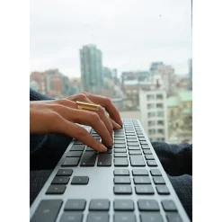 Ergoguys Matias Wired Ergonomic Keyboard for Mac, Space Gray (FK318B)