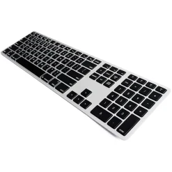 Ergoguys Matias Wireless Ergonomic Keyboard for Mac, Silver/Black (FK418BTLSB)