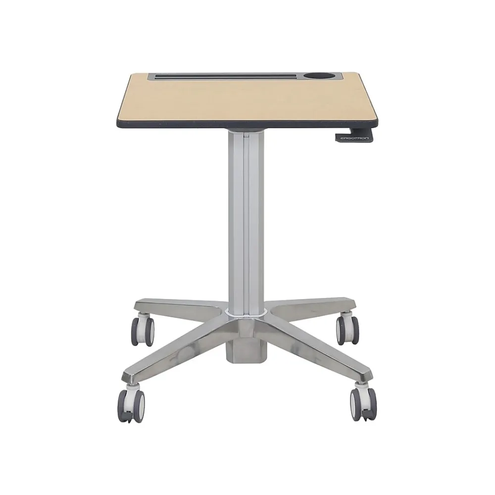 Standing Desks*Ergotron 29"-45" Adjustable Desk, Maple/Silver (24-811-F13)