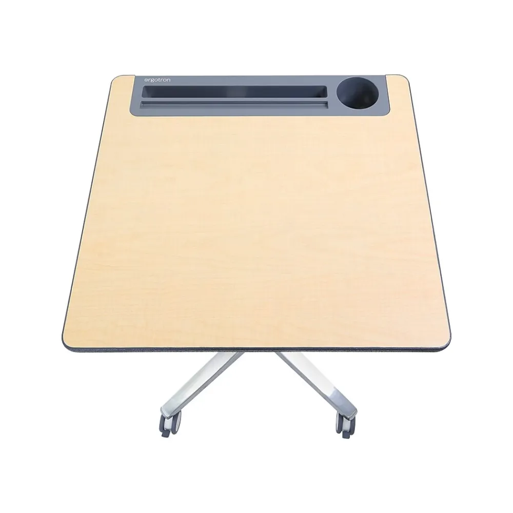 Standing Desks*Ergotron 29"-45" Adjustable Desk, Maple/Silver (24-811-F13)
