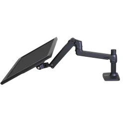 Online Ergotron LX Desk Adjustable Single Arm 2-Piece Clamp & Grommet Mount, 34" Screen Support, Black (45-241-224)