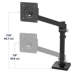 New Ergotron NX Adjustable Single Monitor Arm, Up to 34", Black (45-669-224)
