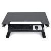 Standing Desks*Ergotron WorkFit-TL 38"W Adjustable Standing Desk Converter, Black/Dark Gray (33-406-085)
