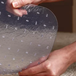 Chair Mats*Unbranded E.S. Robbins Anchormat Carpet Chair Mat, 46" x 60'', Low-Pile, Clear (ESR120321)