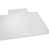 Chair Mats*ES Robbins Crystal Pane Carpet Chair Mat with Lip, 45" x 53'', Medium-Pile, Clear (ESR-122271)