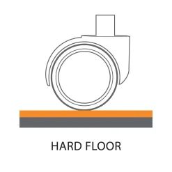 Chair Mats*ES Robbins Natural Origins Hard Floor Chair Mat with Lip, 45