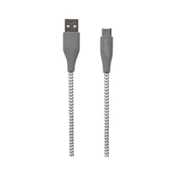 ESI Wireless Gear 6' USB-A to USB-C Cable, Male to Male, White/Gray (BL1779)