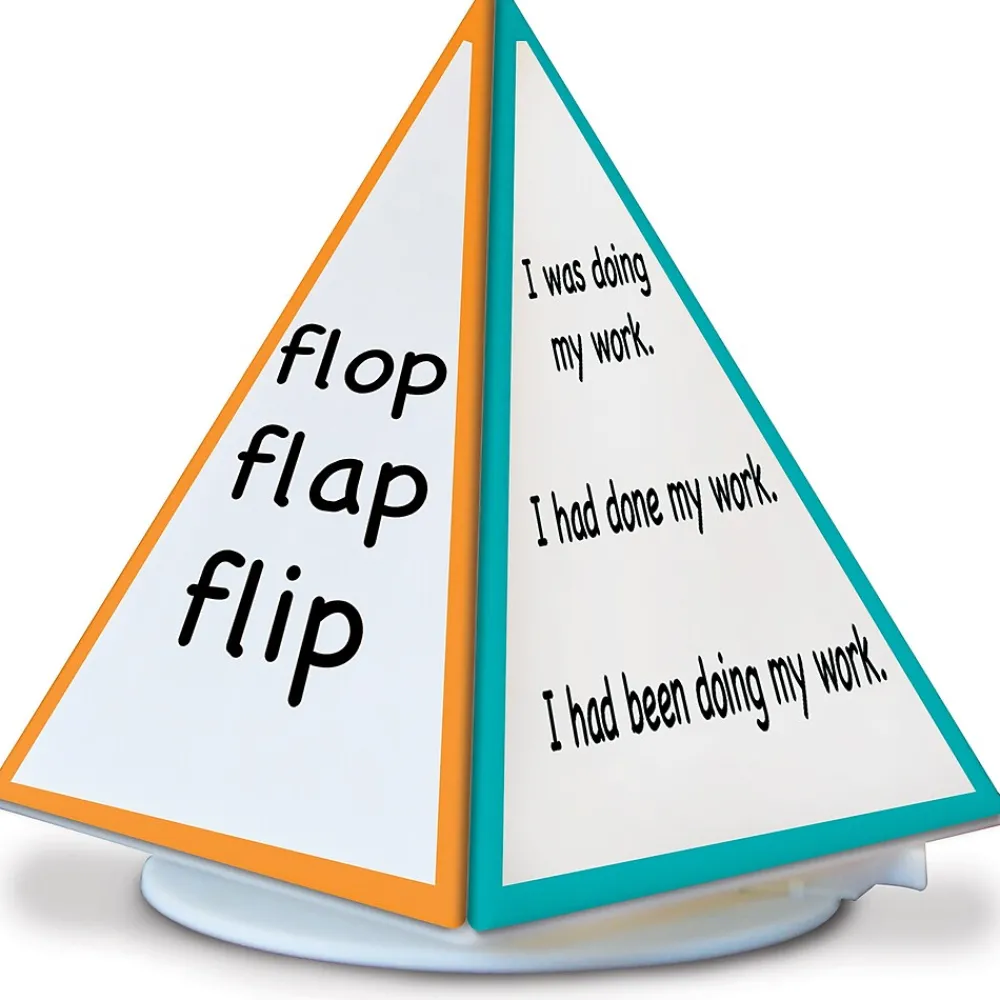 Dry Erase*Essential Learning Spin & Write Pyramid™ Rotating 4-Sided Dry-Erase Board (ELP626691)