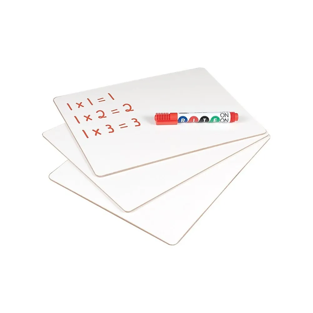 Dry Erase*Best-Rite Essentials Dry-Erase Whiteboards, 1' x 1' (629-24)