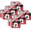 File Folders|Eureka Mickey Mouse Throwback File Folders, Straight Cut, Letter Size, Assorted Colors, 4/Pack, 6 Packs/Bundle(EU-866443-6)