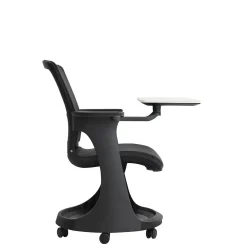 Office Chairs*Eurotech SKTRN-BLK Eduskate Mesh Conference Chair, Fixed Arms, Black