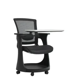 Office Chairs*Eurotech SKTRN-BLK Eduskate Mesh Conference Chair, Fixed Arms, Black