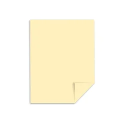 Card Stock*Exact 90 lb. Index Paper, 8.5" x 11", Ivory, 250 Sheets/Pack (49181)