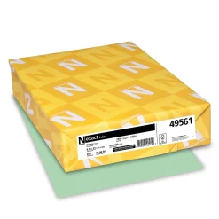 Card Stock*Exact 110 lb. Index Paper, 8.5" x 11", Green, 250 Sheets/Pack (WAU49561)