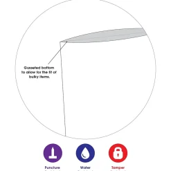 New Partners Brand Expansion Poly Mailers, White, 20