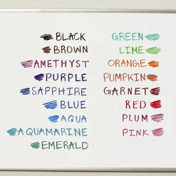 Markers|Expo Dry Erase Marker, Chisel Point, Assorted, 4/Pack (80074)