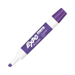 Markers|Expo Dry Erase Marker, Chisel Tip, (80008) Purple