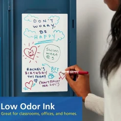 Markers|Expo Dry Erase Marker, Fine Tip, Assorted, 8/Pack (86601)