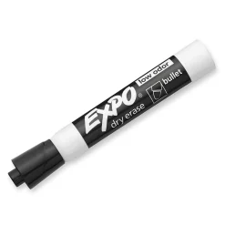 Markers|Expo Dry Erase Markers, Bullet Tip, , 4/Pack (2081801) Black
