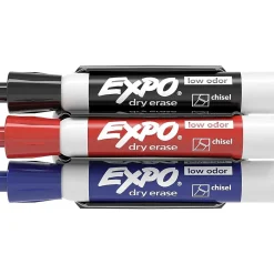 Markers|Expo Dry Erase Markers, Chisel Point, Assorted, Starter Set/Kit (81503)