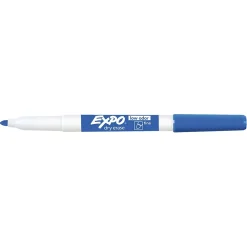 Markers|Expo Dry Erase Markers, Fine Tip, , 12/Pack (86003) Blue