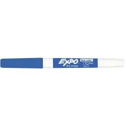 Markers|Expo Dry Erase Markers, Fine Tip, , 12/Pack (86003) Blue