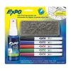 Markers|Expo Dry Erase Starter Set, Ultra Fine Tip, Assorted, 5/Set (1884310)