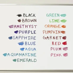 Markers|Expo Low Odor Tank Dry Erase Marker, Chisel Tip, , 12/Pack (80001) Black