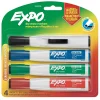Markers|Expo Magnetic Dry Erase Markers, Chisel Tip, Assorted, 4/Pack (1944728)