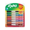 Markers|Expo Magnetic Tank Dry Erase Marker, Fine Tip, Assorted, 8/Pack (1944748)
