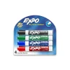 Markers|Expo Tank Dry Erase Marker, Chisel Tip, Assorted, 4/Pack (80174)