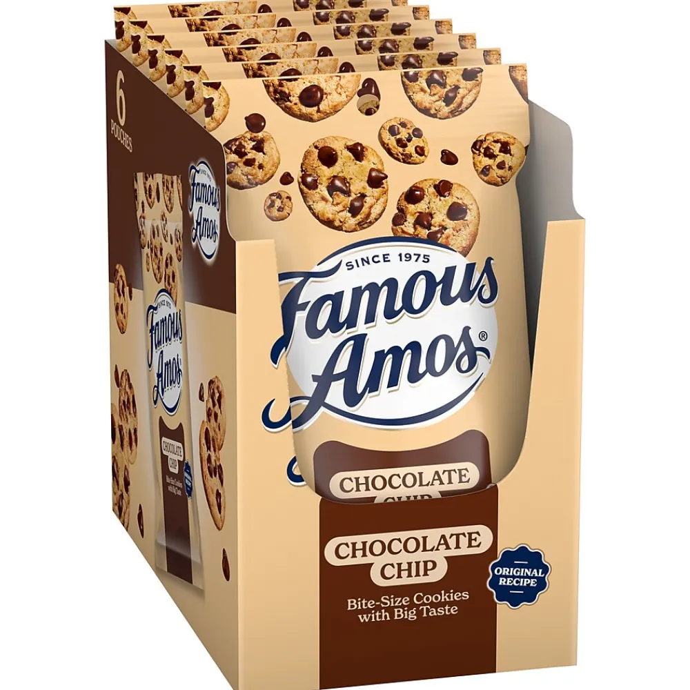 Famous Amos Wonders From the World Chocolate Cookies, 3 oz., 6/Box (FEU05908)