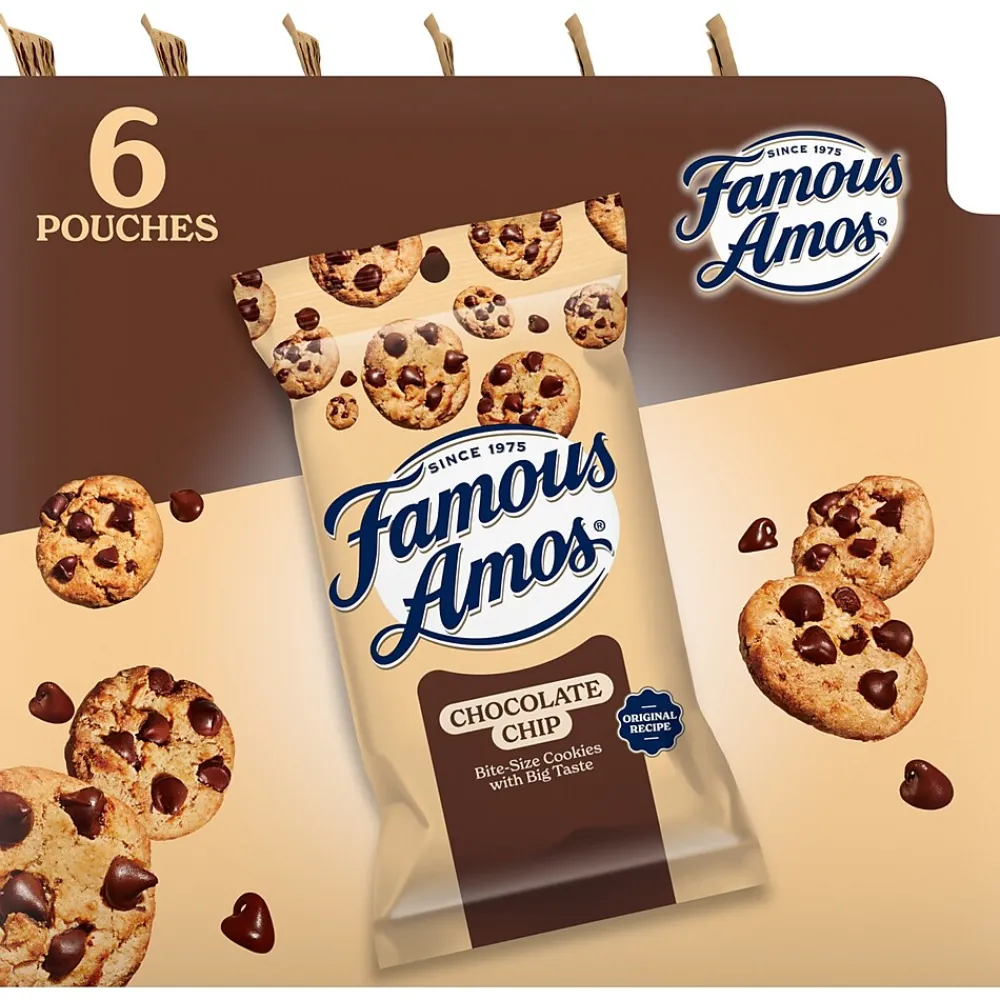 Famous Amos Wonders From the World Chocolate Cookies, 3 oz., 6/Box (FEU05908)
