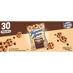 Famous Amos Wonders From the World Chocolate Cookies, 1 oz., 30/Carton (FEU06101)