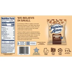 Famous Amos Wonders From the World Chocolate Cookies, 1 oz., 30/Carton (FEU06101)