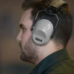 Noise Canceling Over-Ear Protective Earmuffs, Gray (MNO4063200)<FDMT New