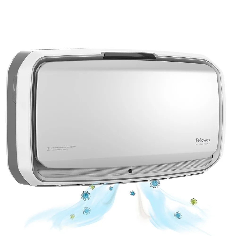 Fellowes AeraMax Pro AM4 H13 True HEPA Wall Mount Hardwire Air Purifier, Silver (9416301)