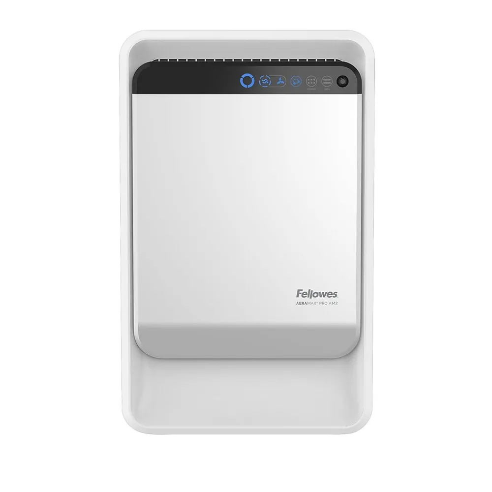 Fellowes AeraMax Pro AM2 True HEPA Wall Mounted Air Purifier w/ Floor Stand, White (9416101)