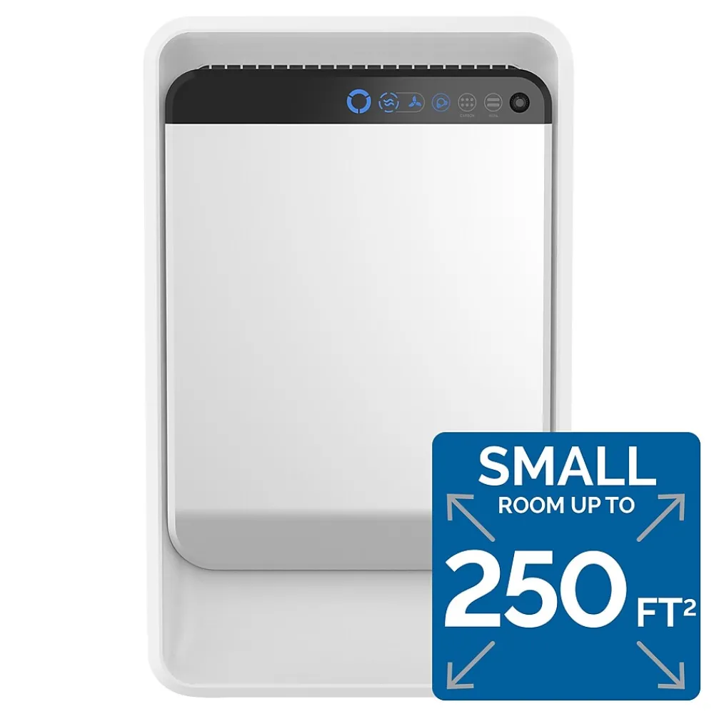 Fellowes AeraMax Pro AM2 True HEPA Wall Mounted Air Purifier w/ Floor Stand, White (9416101)