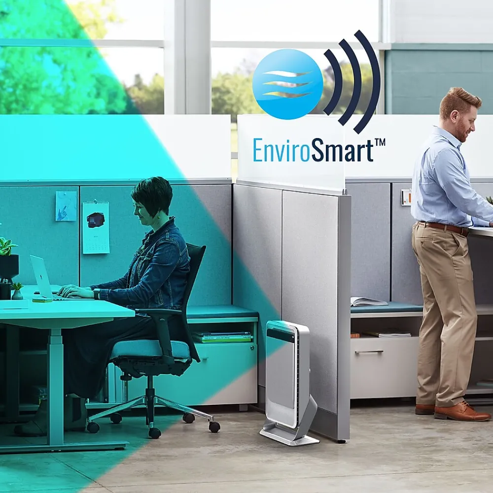 Fellowes AeraMax Pro AM2 True HEPA Wall Mounted Air Purifier w/ Floor Stand, White (9416101)