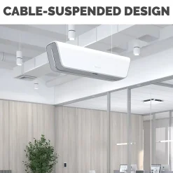 Fellowes Array AC2 True HEPA Ceiling Mounted Air Purifier, 5-Speed, White (5889201)