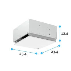 Fellowes Array AR1 True HEPA Ceiling Mounted Air Purifier, 5-Speed, White (5888601)