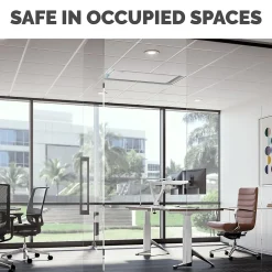 Fellowes Array AR1 UVC UV Light Ceiling Mounted Air Purifier, 1-Speed, White (5889501)