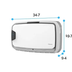 Fellowes Array AW2 True HEPA Hardwired Wall Mounted Air Purifier, White (5885101)