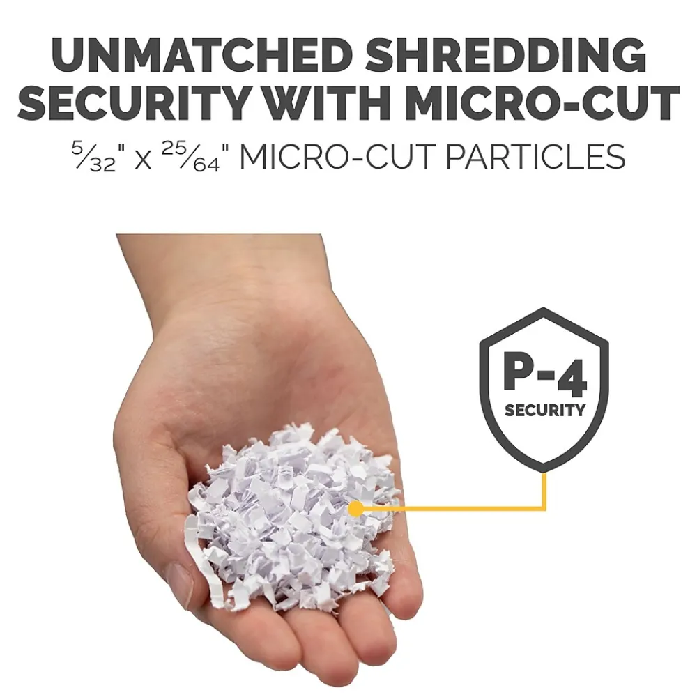 Clearance Fellowes AutoMax 100M 100-Sheet Micro-Cut Shredder (4629001)